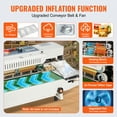 thumbnail image 4 of VEVOR Continuous Bag Band Sealing Machine Horizontal Band Sealer with Inflation, 4 of 9
