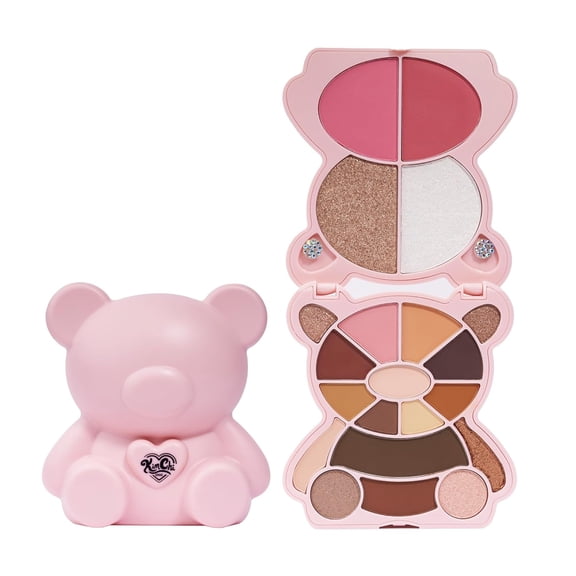 KimChi Chic Beauty Teddy Kim Shadow Palette, 01 Girlfriend Pink, 1.09 oz
