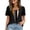 Black-A, variant on Summer Tops for Women 2 in 1 Color Block Square Neck Blouses Printed Short Sleeve Beach Vacation T Shirts Size S to 3XL