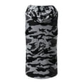 thumbnail image 4 of Outfmvch Tank Top for Men Fashion Casual Camouflage Hooded Breathable Sleeveless Vest Waist Womens Tops Grey, 4 of 7