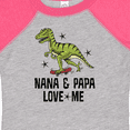 thumbnail image 4 of Inktastic Nana and Papa Love Me Dinosaur Grandson Boys Baby Bodysuit, 4 of 5