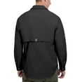 thumbnail image 2 of Little Donkey Andy Men's UPF 50+ UV Protection Shirt, Breathable Long Sleeve Fishing Hiking Shirt, Air-Holes Tech Black Heather 2XL, 2 of 7