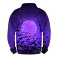 thumbnail image 3 of Sudadera con estampado de murciélago de Halloween para hombre, camiseta informal de manga larga con cuello redondo, 3 of 3