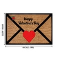 thumbnail image 3 of fsxdhpcsgfc Envelope Design Heart Shaped Area Rug For Valentine's Day Anniversary Wedding Bedroom Soft Floor Mat Throw Blanket Merry Home Soft Living Room Area Rug Fuzzy Throws And Blankets for Sofa, 3 of 6