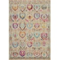 thumbnail image 2 of Nourison Vintage Kashan Persian Ivory/Multicolor 5'3" x 7'10" Area Rug, (5x8), 2 of 8