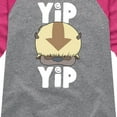 thumbnail image 3 of Avatar - The Last Airbender - Cute Appa Yip Yip - Youth Girls Raglan Graphic T-Shirt, 3 of 5