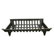 Panacea 24 Inch Cast Iron Fireplace Grate for Fireplace Log Holder Carriers
