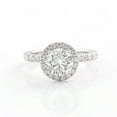 thumbnail image 6 of solitaire jewels 1.5CT Round Moissanite Halo Engagement Ring For Women, 10K Yellow Gold, 6 of 10