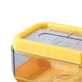 thumbnail image 4 of Dispensador de pañuelos transparente, soporte para papel de pared, caja de pañuelos Amarillo, 4 of 4