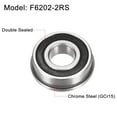thumbnail image 2 of Uxcell Double Sealed Chrome Steel Flanged Ball Bearings 4 Pack 15x35x11mm, 2 of 5