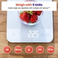thumbnail image 4 of Báscula de Cocina Digital Etekcity Recargable e Impermeable 10 kg, 4 of 5