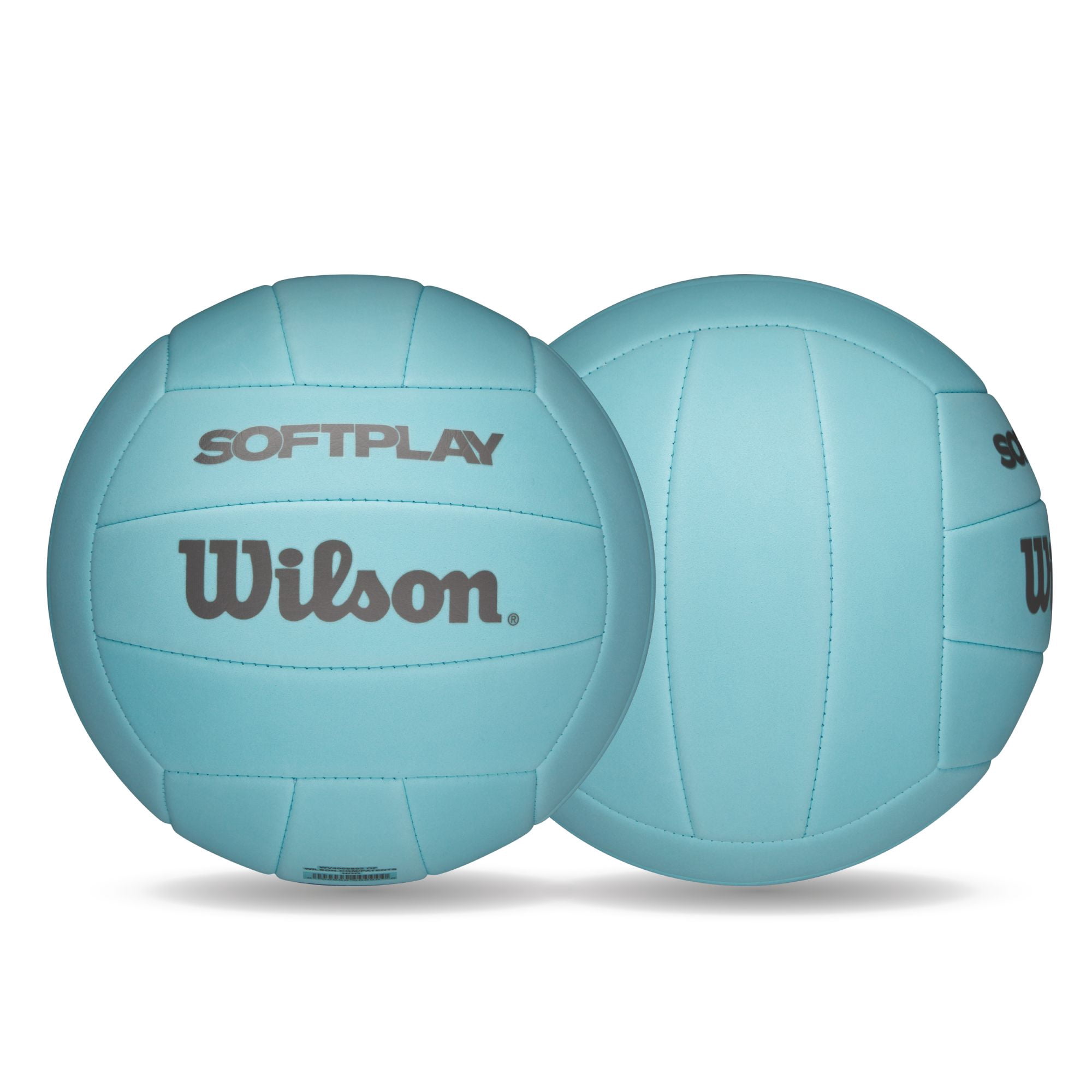 (4 pack) Wilson Softplay Recreational Volleyball - Blue, Official Size