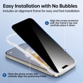 thumbnail image 4 of Protector de pantalla de privacidad SYNCWIRE para iPhone 15 Pro Max, paquete de 2, 4 of 7