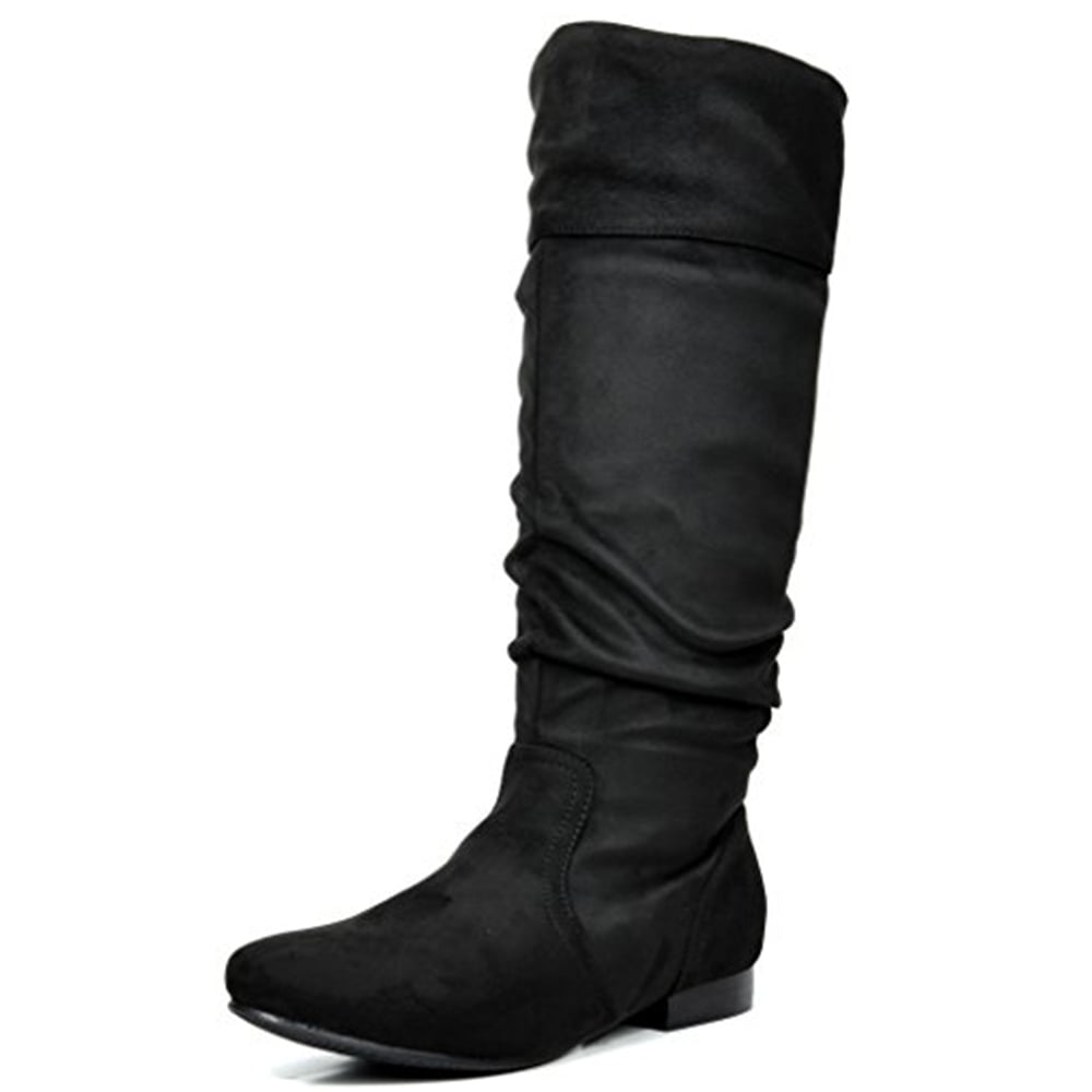 dream pairs women's knee high high heel winter fashion boots