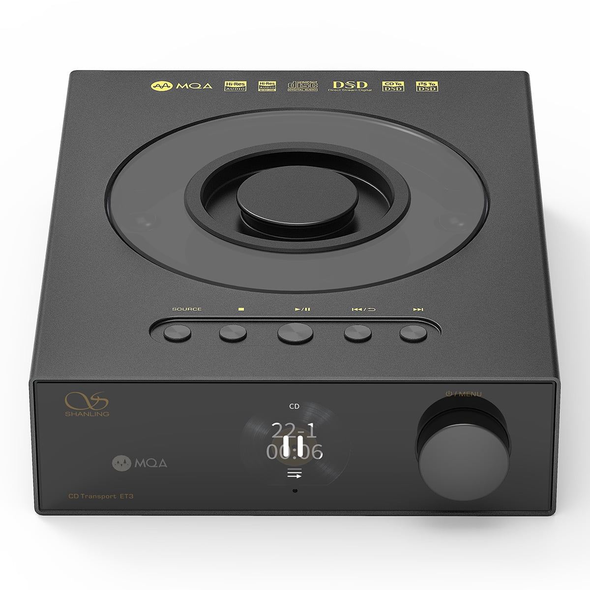 Shanling ET3 Dedicated Digital CD Player & Transport (Black)