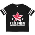 thumbnail image 3 of Inktastic Red Friday Remembering Everyone Deployed with Red American Flag Boys or Girls Toddler T-Shirt, 3 of 5