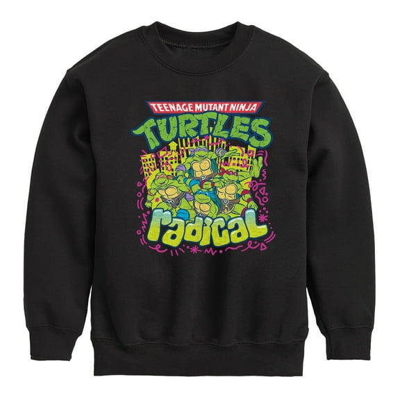 Teenage Mutant Ninja Turtles - 90s Logo - Toddler & Youth Crewneck Fleece Sweatshirt