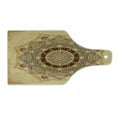 thumbnail image 1 of Zodiac Cutting Board, Vintage Ornamental Mandala Circle with Horoscope Signs on Aged Old Paper Background, Tempered Glass Cutting and Serving Board, Wine Bottle Shape, Tan Brown, by Ambesonne, 1 of 1