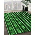 thumbnail image 2 of Ahgly Company Indoor Square Patterned Night Black Area Rugs, 6' Square, 2 of 6