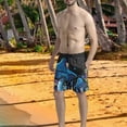 thumbnail image 5 of Binienty Men's Board Shorts Swim Trunks With Mushroom Snail Print - Quick Dry for Summer Beach and Water Activities, 5 of 10