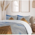 thumbnail image 6 of Ambesonne Egyptian Duvet Cover Set, Top of the Pyramid, 2-Calking, Caramel Pale Orange, 6 of 7