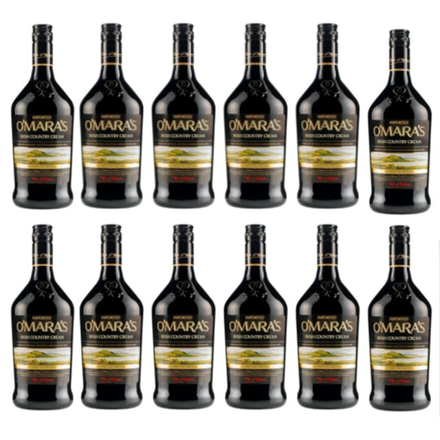 Pack de 12 Crema de Whisky O'mara's 750 ml Genérico O'mara's