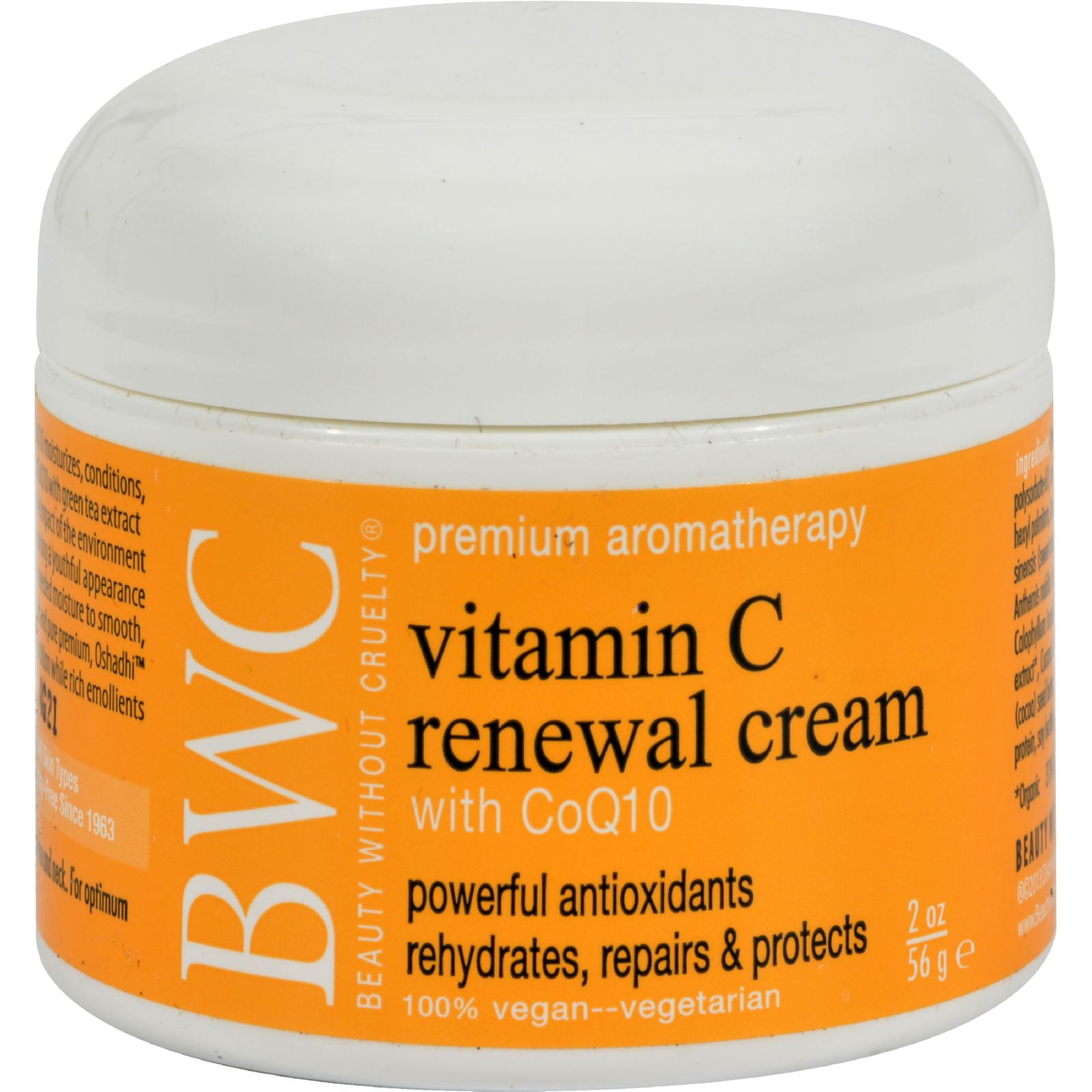 Beauty Without Cruelty Renewal Cream Vitamin C With Coq10 2 Oz