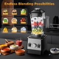 thumbnail image 5 of HAOYUNDUO Smoothie Blender, 1400W High-Speed Countertop Blender, 60 Oz BPA-Free Jar for Shakes, Smoothies, Frozen Drinks & Ice Crushing, 5 of 7