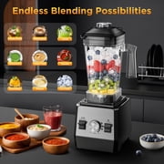 ONSON Smoothie Blender, 1400W High-Speed Countertop Blender, 60 Oz BPA-Free Jar for Shakes, Smoothies, Frozen Drinks & Ice Crushing