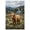 Unframe-style, variant on Highland Cow Canvas Wall Art Farmhouse Rustic Country Decor Scottish Cattle Posters Nature Landscape Vintage Painting Living Room Bedroom Home Office Wall Decor