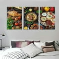 thumbnail image 3 of Ullo0ord Posters Wall Art Canvas Poster Prints Painting For Food Tomato Vegetable Meat Canvas Painting Posters And Prints Wall Art Pictures for Living Room Bedroom Decor, 3 of 4