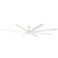 thumbnail image 3 of Hydra Indoor and Outdoor 8-Blade Smart Ceiling Fan 120in Matte White with 3000K LED Light Kit and Wall Control, 3 of 4