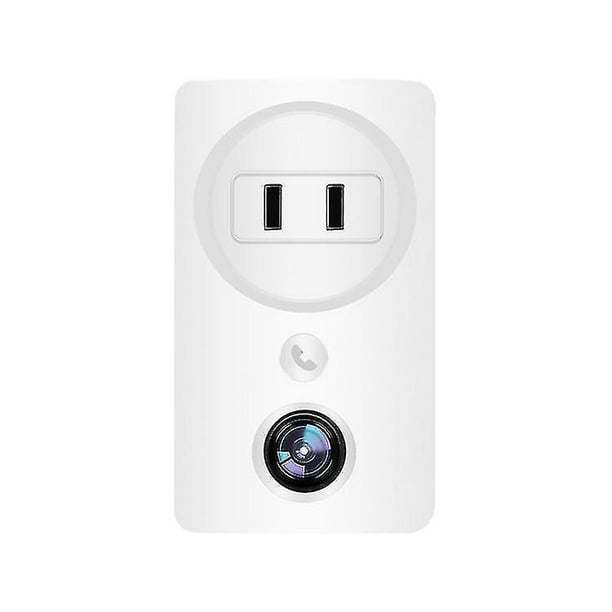 1080p Interior Wifi Cámara doméstica Funct Plug Socket Cámara espía oculta