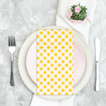 thumbnail image 3 of DYLIVeS 50 Count Disposable Paper Dinner Napkins Yellow Napkins Buffalo plaid Napkins Disposable Towels White and Yellow Checkered Guest Napkins Gingham Napkins, 3 of 7