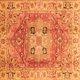 thumbnail image 1 of Ahgly Company Indoor Square Abstract Orange Modern Area Rugs, 6' Square, 1 of 4