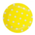 thumbnail image 6 of WHAMVOX Colored Dot Disposable Plates for DIY Christmas Decorations Assorted Color 7 inch Plastic, 6 of 8