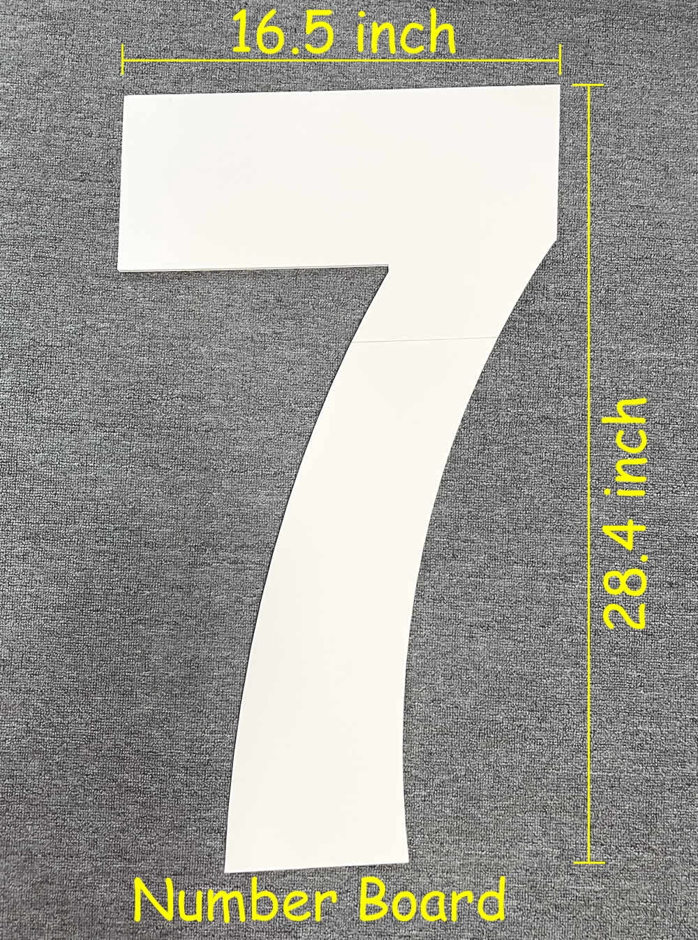 Number Balloon,Marquee Numbers 7 Pre-Cut Kit Cardboard Light Up Mosaic Numbers for Balloons Foam Board for 7th Birthday Giant Backdrop Boy Girl Party Anniversary Decorations