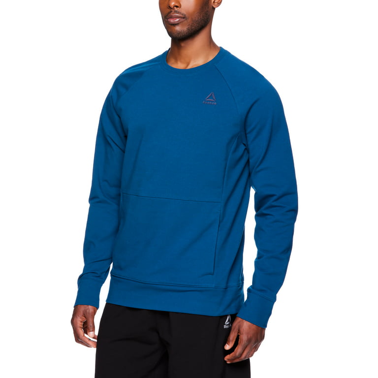 Automatisch rammelaar gokken Reebok Men's Long Sleeve French Terry Crew Neck Sweatshirt, up to Size 3XL  - Walmart.com