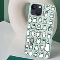 thumbnail image 3 of Compatible with iPhone 13 Case, Cute Ghost for Case Girls Women, Scratch-Resistant Shockproof Protective Cover 6.1 in - Clear Blue, 3 of 5