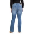 thumbnail image 2 of Jordache Women's Mid Rise Curvy Bootcut Jeans, Available in 30" and 32" Inseams, 2 of 3