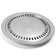 thumbnail image 1 of Plateau de Grillade Rond Sans Fumée Antiadhésif pour Cuisinière Intérieure Extérieure BBQ, 1 of 6