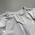 thumbnail image 2 of Emy Dola Baby Boy Girls Soft Bamboo Viscose Jumpsuit Sleep 'N Play Long Sleeve Footies Newborn Sung Fit Zipper One‑Piece 0-18M, 2 of 7
