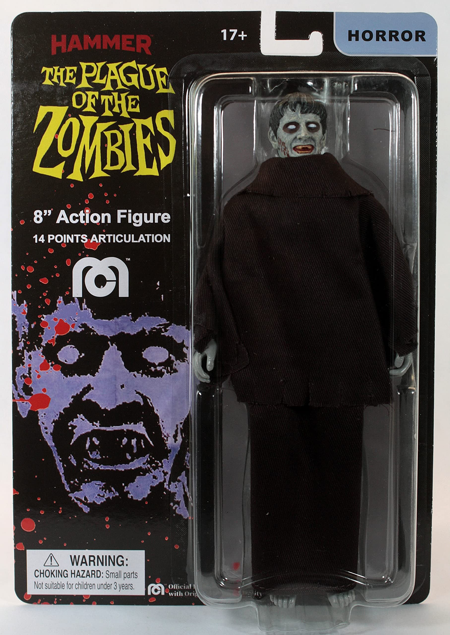 The Plague of the Zombies Hammer Zombie Mego 8Inch Action Figure