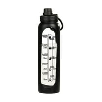 Beautynvta Glass Water Bottle, Reusable Glass Water Bottle with One-Touch Leak Proof Flip Lid and Protective Non-Slip Silicone Sleeve for Coffee, Tea and Water, BPA-Free