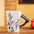 thumbnail image 3 of 240Ml, Music Ceramic Mug Cute Coffee Tea Milk Stave Mugs and Cups with Handle Novelty y2464, 3 of 6