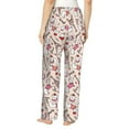 thumbnail image 2 of Bixox Women's Dachshund And Eiffel Tower Patterned Pajama Pants Loungewear, 2 of 5
