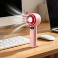 thumbnail image 6 of Handheld Fan Digital Display High-Rate 7.48 Inches, Usb Rechargeable Portable Powerful Wind for Outdoor Use, 6 of 8