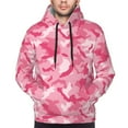 thumbnail image 4 of Hoodies for Men - Pink Camouflage Long Sleeve Comfrt Men'S Fashion Hoodies & Sweatshirts, Sweatshirts for Men Hoodies Pullover Clothing Clothes with Pouch, 4 of 7