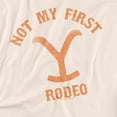 thumbnail image 3 of Yellowstone Not My First Rodeo Women's Graphic T-Shirt Rolled Sleeve Tee, 3 of 6