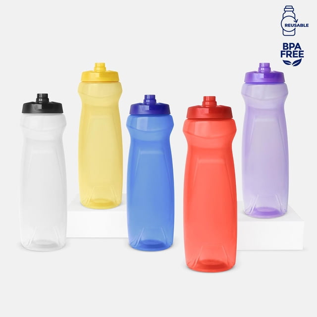 Paquete con 144 piezas de Cilindro squeezepara eventos amarillo 8.1 x 26